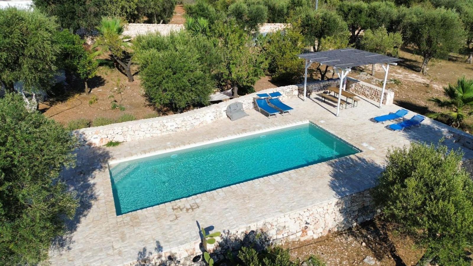 Casa Giuliveto - Charmantes Ferienhaus Mit Privatpool In Olivenhain Ostuni Exterior foto